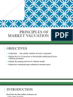 Chapter 8 Principle of Market Valuation