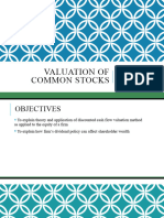 Chapter 11 Valuation Common Stock