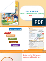 Unit 2 Lesson 2.3 Pronunciation - Speaking