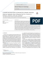 A Portable Laser-Based Sensor For Detecting H2S in Domestic Natural Gas