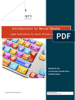 Social Media - Legal Implications For SA Law Firms and Draft Policy December 2012