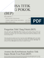 Analisa Titik Ulang Pokok (Bep)