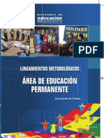 Lineamientos Metodologicos Eduper 2016