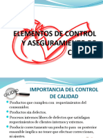 Elementos de Control y Aseguramiento de La Calidad