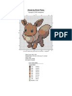 Eevee-by-Erick-Polux Patron Punto de Cruz