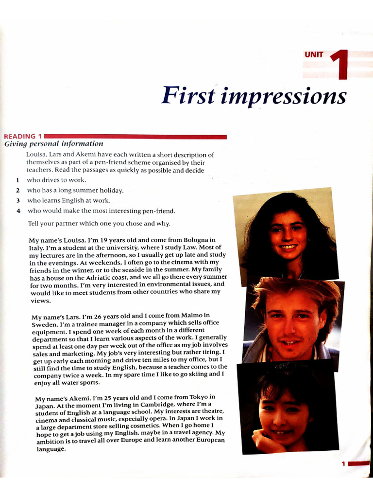 Describing People Order of Adj - Passkey | PDF