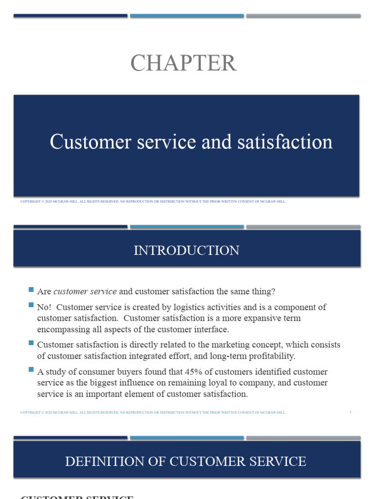 Chs CustomerService | PDF | Supply Chain | Customer Relationship Management