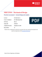 MIET2510 Mechanical Design - Practical Assignment 2