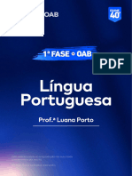 Técnicas para Resolver Questões L Prof. Luana Porto - 40º Exame