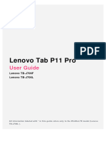 Lenovo Tab p11 Pro Ug en 202105