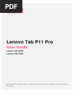 Lenovo Tab p11 Pro Ug en 202105