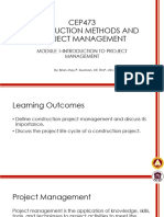 Cep473 Module 1-Introduction To Project Management