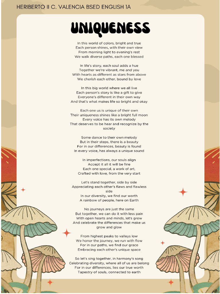 Inclusive Education Poem PDF