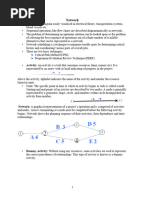 Network CPM PERT