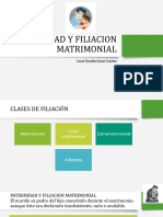 Paternidad y Filiacion Matrimonial