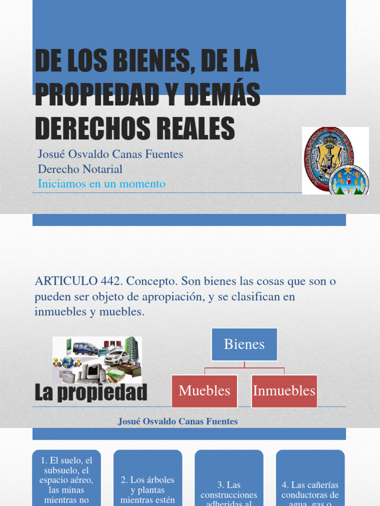 Bienes y Derechos Reales | PDF | Propiedad | Condominio