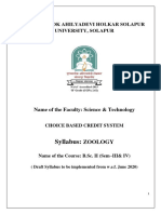 BSC II Zoology Syllabus 08072020