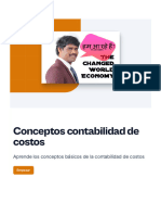 Conceptos Contabilidad de Costos