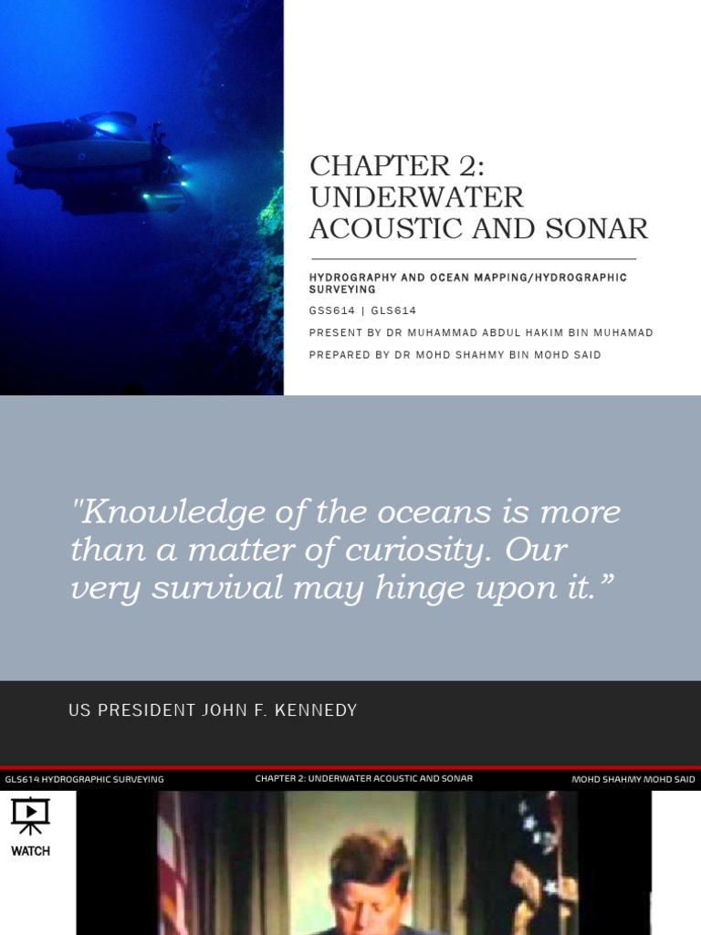 Underwater Acoustic & Sonar Techniques | PDF | Sonar | Acoustics