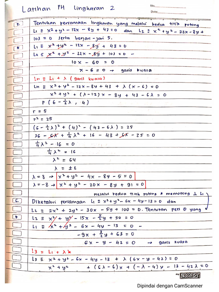 Cat Matmin Hubungan 2 Lingkaran | PDF