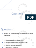 Agile Scrum Training Questions