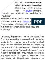 Intoduction Medical Physics