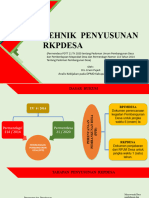 Materi Paparan Tehnik Penyusunan Rkpdesa