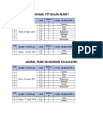 Jadwal PTT & Praktek Mandiri PPG Prajab Gel 1 2023