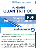 UFM - VI - Chương 3 - Môi trường quản trị 1