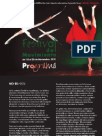 Programa XXFestival Del Movimiento