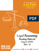 Legal Reasoning August Part 2