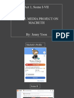 Social Media Project, Macbeth - Jenny Yoon