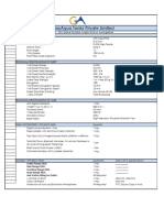 Technical Details Sheet.