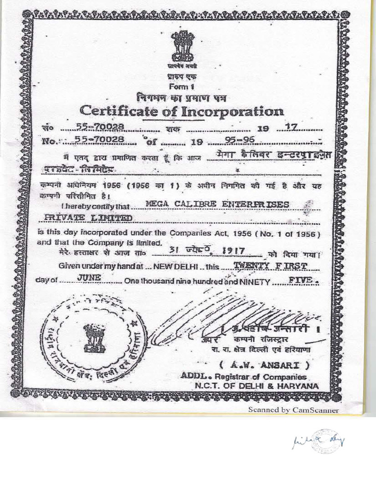 9 - Proof of Registered Office - MOA - Compressed | PDF