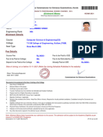 Roll Number Application Number Name Engineering Rank: Allotment Memo