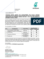 OTC and RT-PCR Reimbursable Cost For PCSB SK OIL