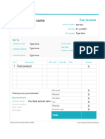 Invoice Template