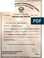 Provisional Certificate