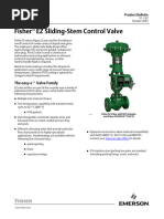 Product Bulletin Fisher Ez Sliding Stem Control Valve en 124666