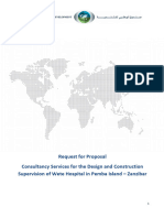 RFP - Consultancy Services For The Design and Construction Supervision of Wete Hospital in Pemba Island - Zanzibar