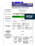 SORTED RECIPES - Udyam Registration Certificate