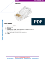 Cat6 Utp Konnektör - Datasheet