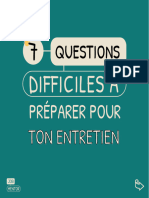 7 Questions Difficiles en Entretien D'embauche