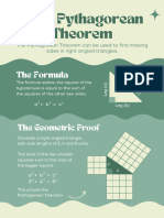 The Pythagorean Theorem Poster in Teal and Lime Wavy Style - 20240330 - 145216 - 0000