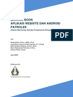 Manual Book Aplikasi Website Dan Android Patrolee: (Sistem Monitoring Aktivitas Pengawasan Petugas Keamanan)