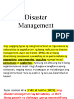 Disaster Management Monday