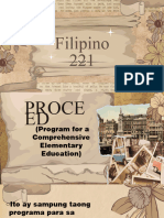 Filipino 221 Kurrikulum 5