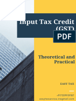 Input Tax Credit (GST)