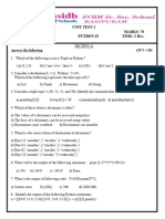 Unit Test-2python II