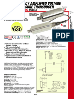 High-Accuracy Amplified Voltage Output Pressure Transducer: AND Models